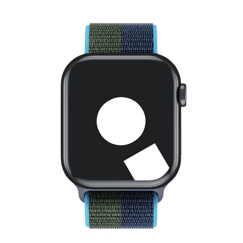 Abyss Blue/Moss Green Sport Loop for Apple Watch iSTRAP
