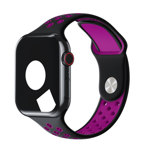 Black/Amethyst Sport Band Active for Apple Watch iSTRAP