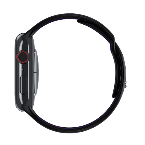 Black/Hyper Grape Sport Band Active for Apple Watch iSTRAP