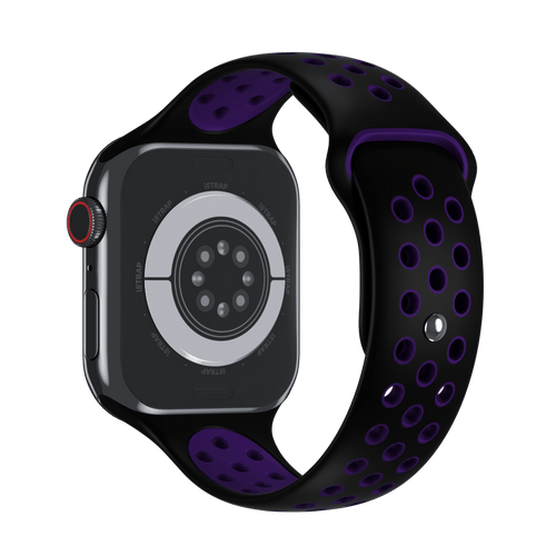 Black/Hyper Grape Sport Band Active for Apple Watch iSTRAP