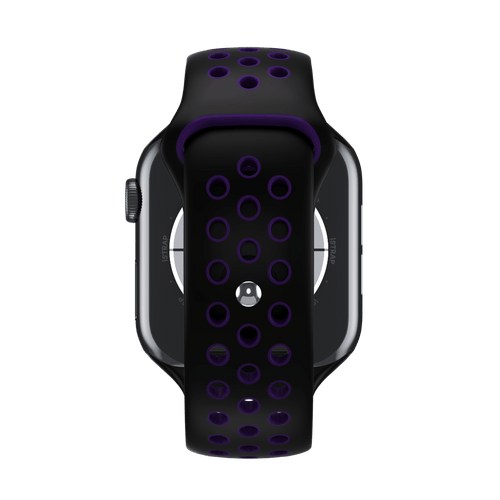 Black/Hyper Grape Sport Band Active for Apple Watch iSTRAP