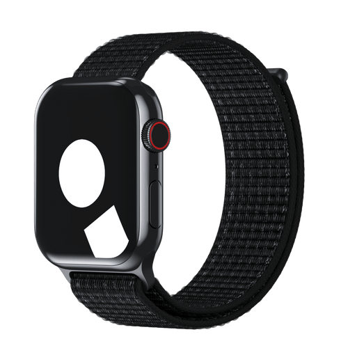 Black/Pure Platinum Sport Loop for Apple Watch iSTRAP