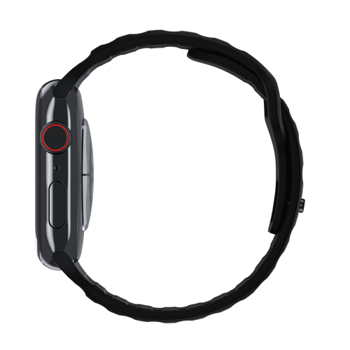 Black Sport Band Groove for Apple Watch iSTRAP