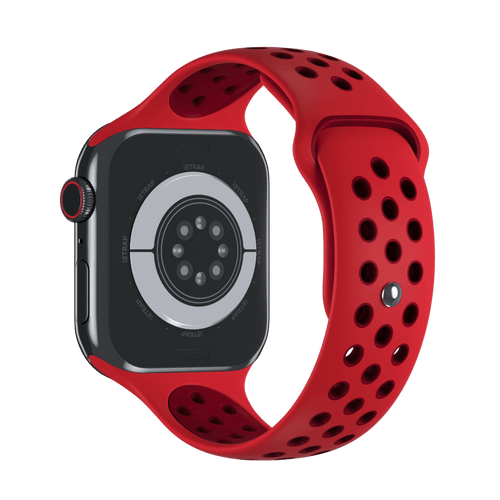 Bright Crimson/Gym Red Sport Band Active for Apple Watch iSTRAP