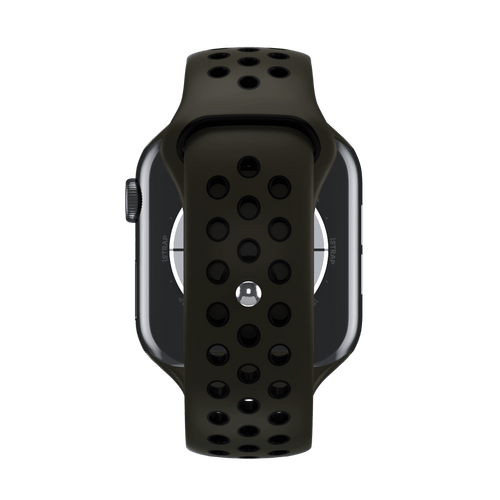 Cargo Khaki/Black Sport Band Active for Apple Watch iSTRAP