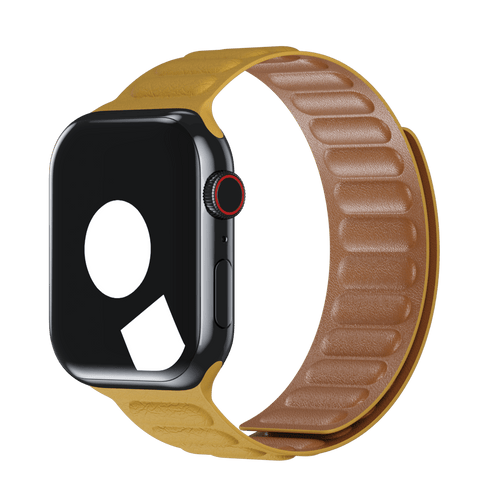 Marigold Leather Link for Apple Watch iSTRAP