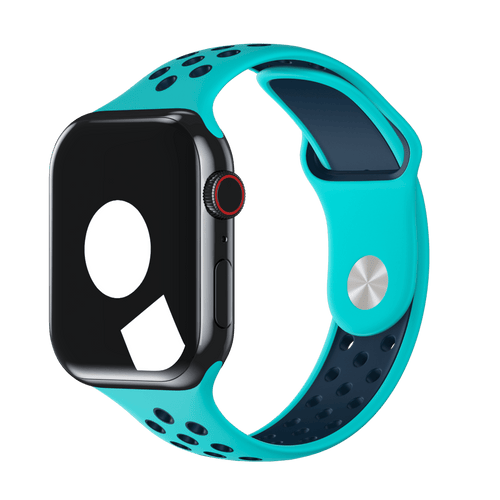 Marine Green/Blue Horizon Sport Band Active for Apple Watch iSTRAP
