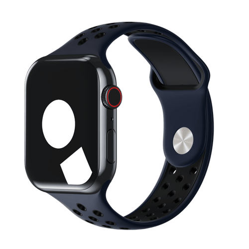 Obsidian/Black Sport Band Active for Apple Watch iSTRAP