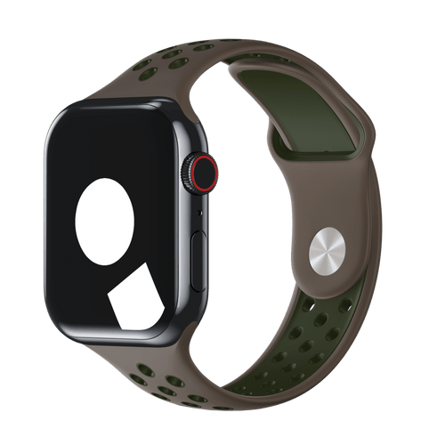 Olive Grey/Cargo Khaki Sport Band Active for Apple Watch iSTRAP