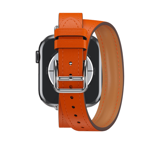 Orange Attelage Double Tour for Apple Watch iSTRAP