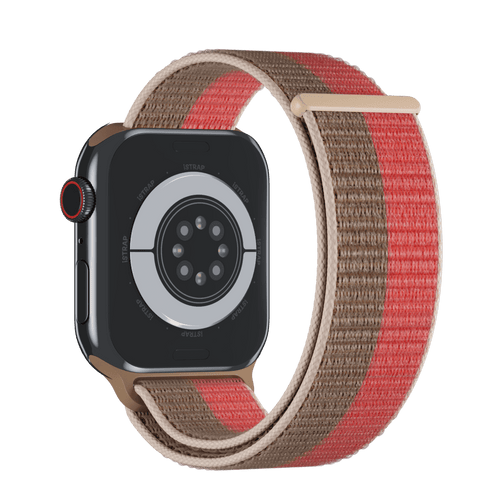 Pink Pomelo/Tan Sport Loop for Apple Watch iSTRAP