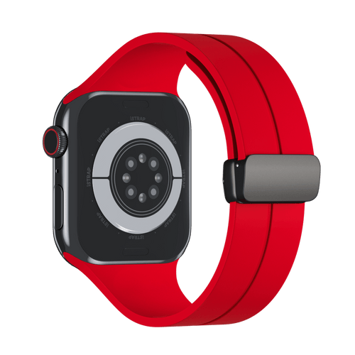 Red D-Buckle Sport Band for Apple Watch iSTRAP