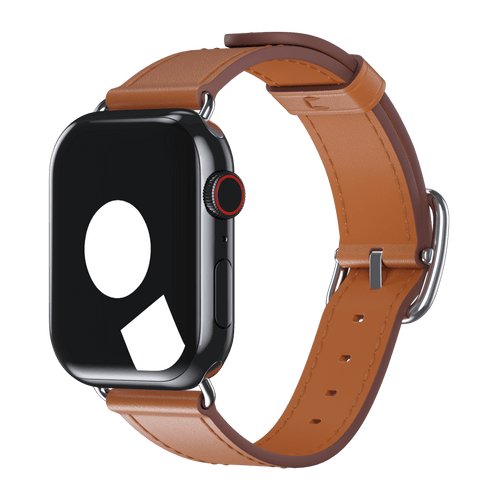 Saddle Brown Contemporary Buckle for Apple Watch iSTRAP