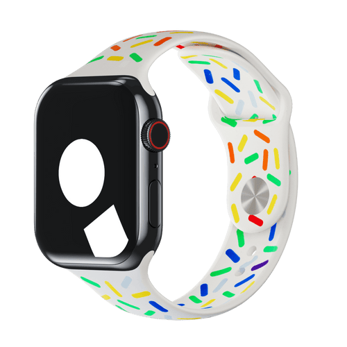 Snow Pride Confetti Sport Band for Apple Watch iSTRAP