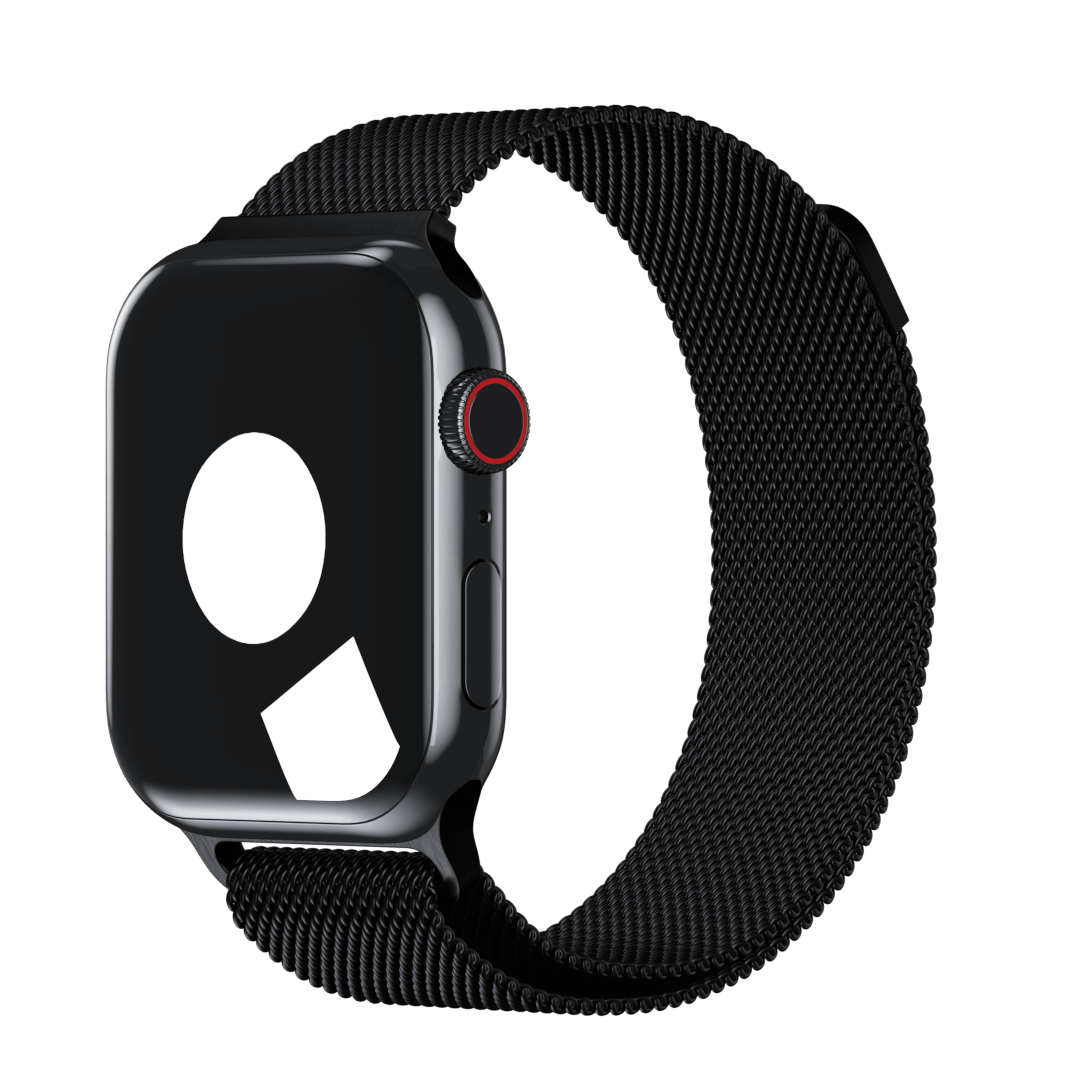 Black milanese loop shop