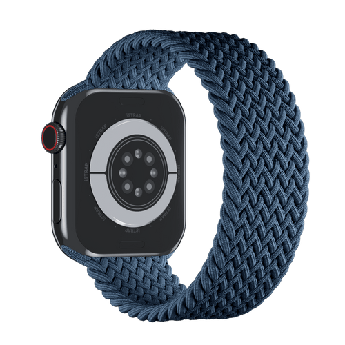 Storm Blue Braided Solo Loop for Apple Watch iSTRAP