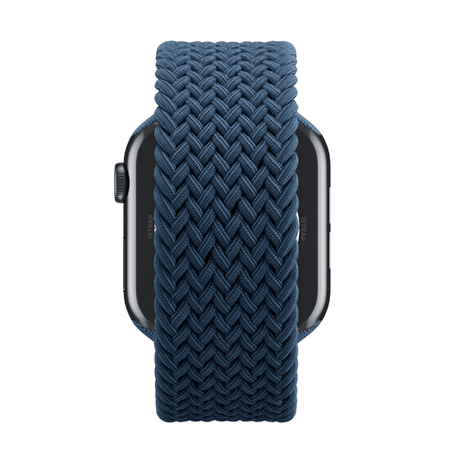 Storm Blue Braided Solo Loop for Apple Watch iSTRAP