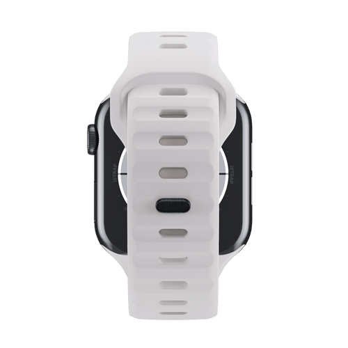 White Sport Band Groove for Apple Watch iSTRAP