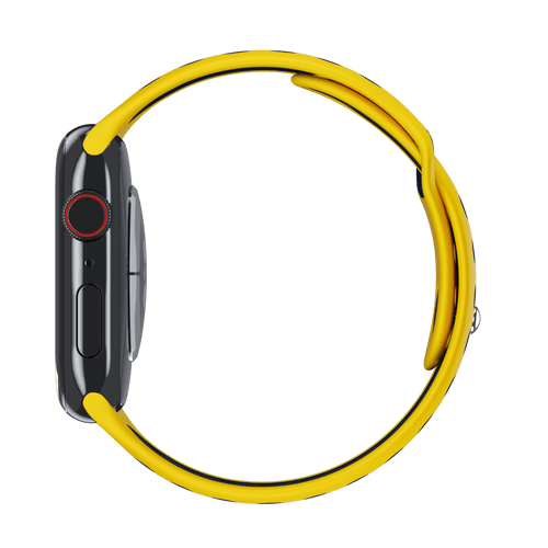 Yellow/Obsidian Sport Band Active for Apple Watch iSTRAP