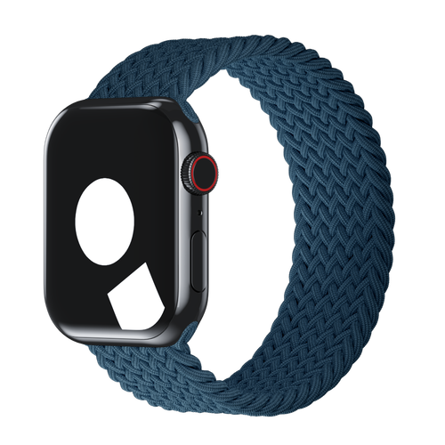 Abyss Blue Braided Solo Loop for Apple Watch iSTRAP