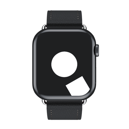 Black Epsom Single Tour for Apple Watch