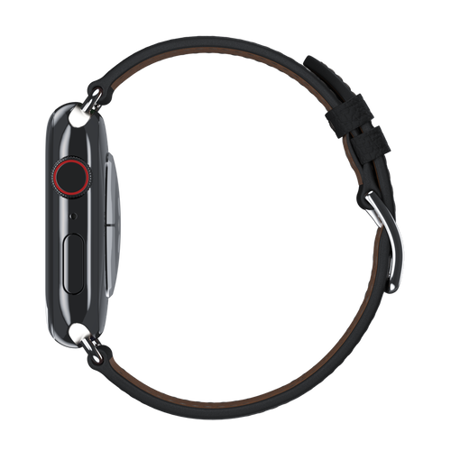 Black Epsom Single Tour for Apple Watch