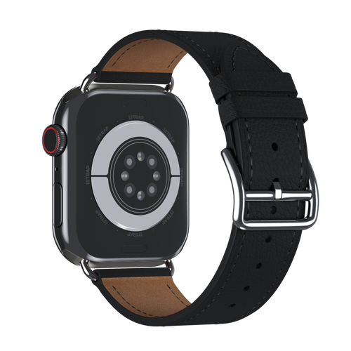 Black Epsom Single Tour for Apple Watch