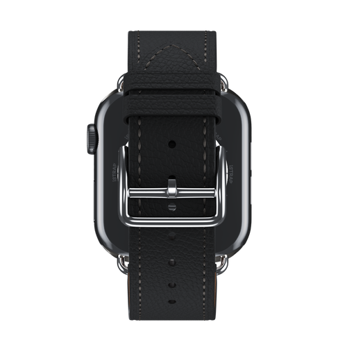 Black Epsom Single Tour for Apple Watch