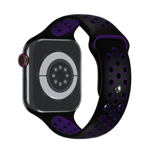 Black/Hyper Grape Sport Band Active for Apple Watch