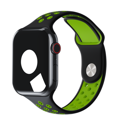 Black/Lime Blast Sport Band Active for Apple Watch