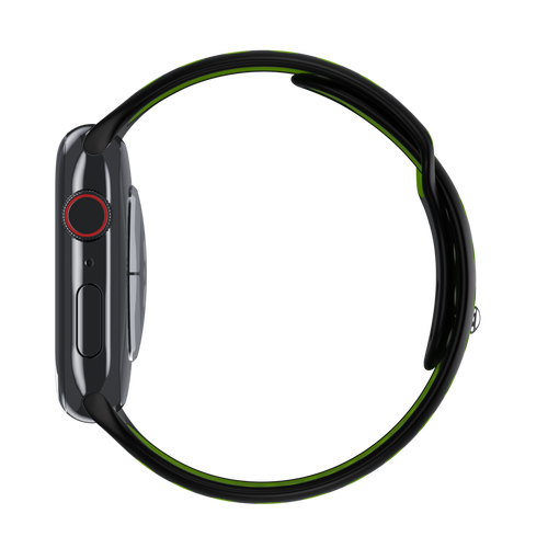 Black/Lime Blast Sport Band Active for Apple Watch