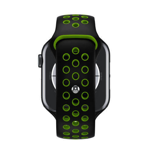 Black/Lime Blast Sport Band Active for Apple Watch