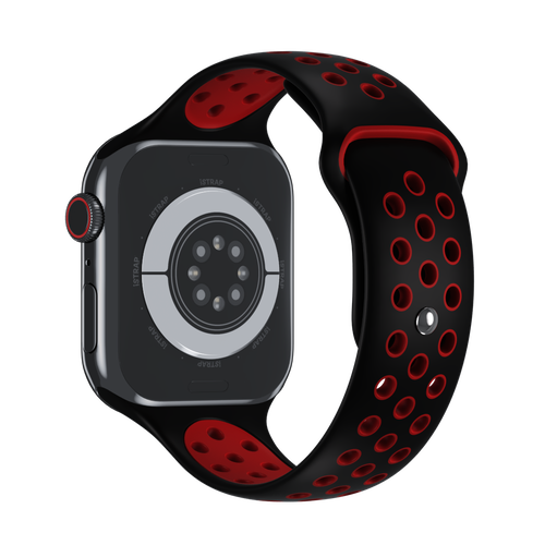 Black/Red Sport Band Active for Apple Watch