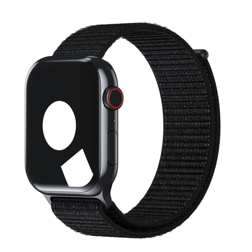 Black Reflective Sport Loop for Apple Watch