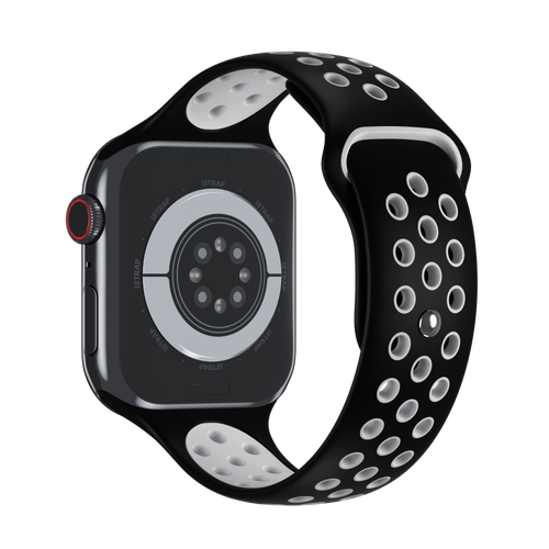 Black/White Sport Band Active for Apple Watch