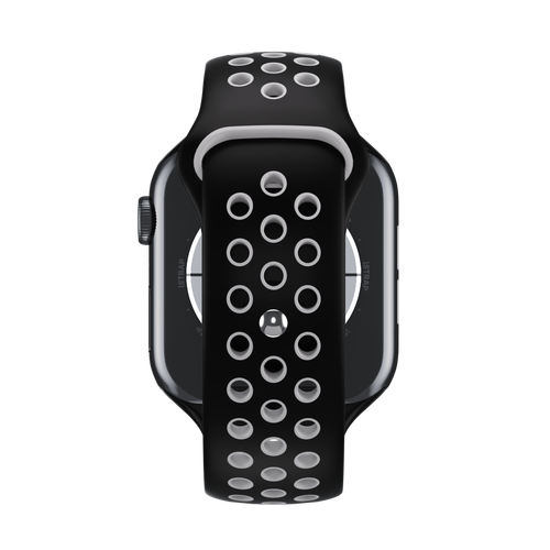 Black/White Sport Band Active for Apple Watch