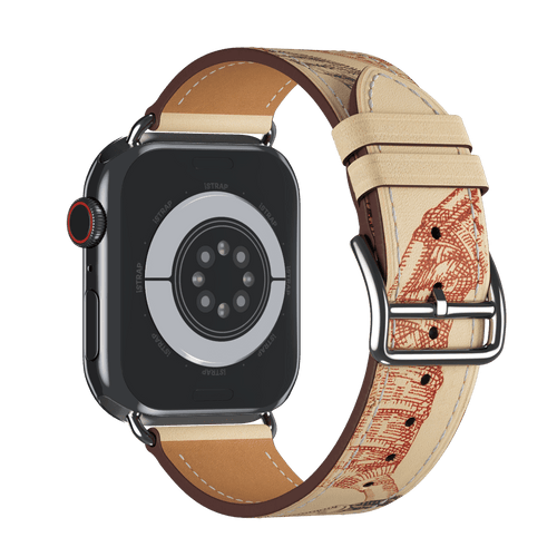 Blanc Allover Print Single Tour for Apple Watch iSTRAP