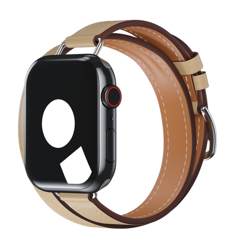 Blanc Attelage Double Tour for Apple Watch iSTRAP