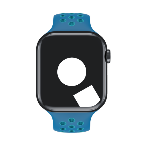 Blue Orbit/Gamma Blue Sport Band Active for Apple Watch