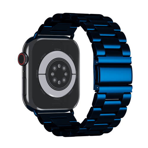 Blue Tri-Link Bracelet for Apple Watch iSTRAP