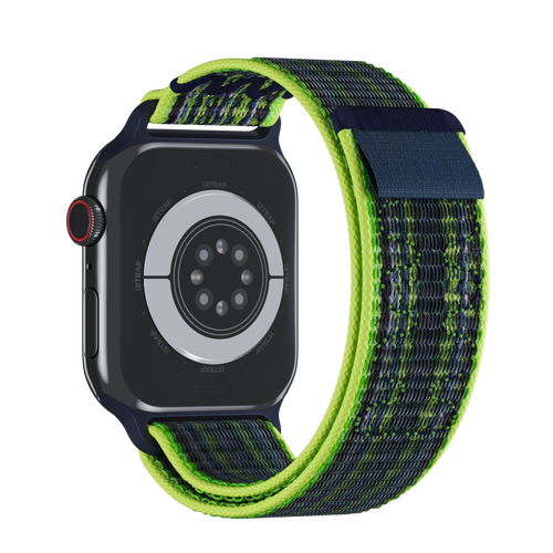 Bright Green/Blue Sport Loop Active for Apple Watch