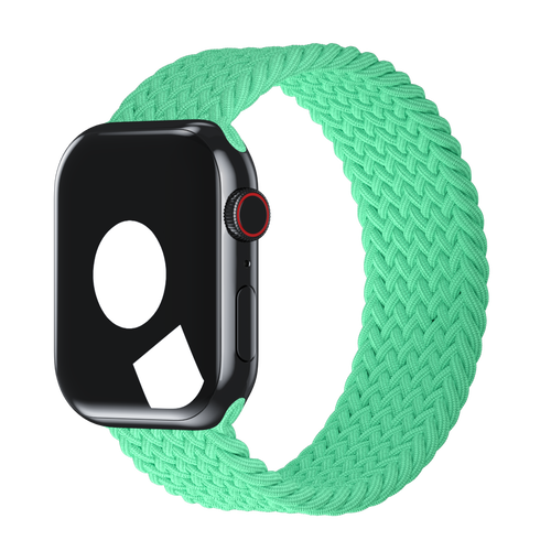 Bright Green Braided Solo Loop for Apple Watch