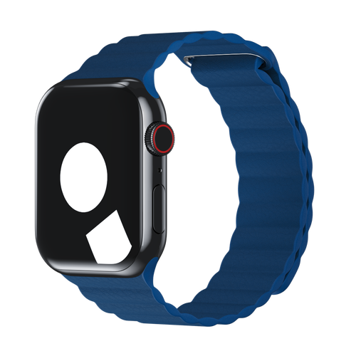 Cape Cod Blue Leather Loop for Apple Watch iSTRAP