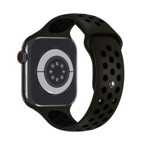 Cargo Khaki/Black Sport Band Active for Apple Watch