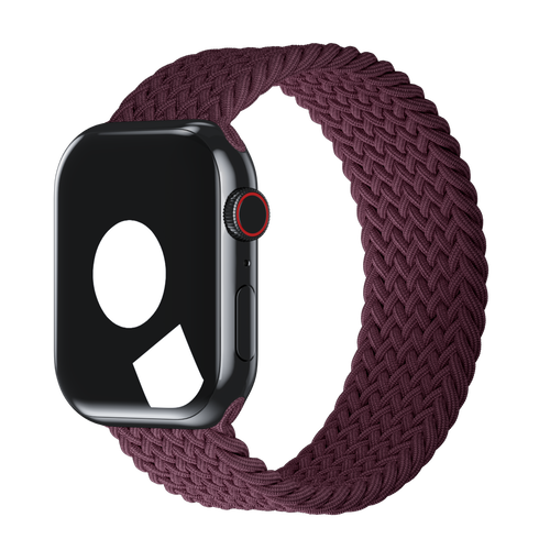 Dark Cherry Braided Solo Loop for Apple Watch