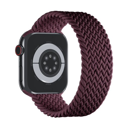 Dark Cherry Braided Solo Loop for Apple Watch