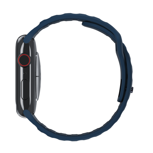 Denim Blue Sport Band Groove for Apple Watch