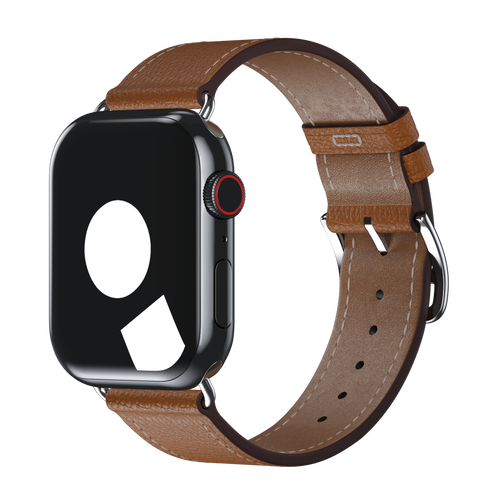 Fauve Epsom Single Tour for Apple Watch