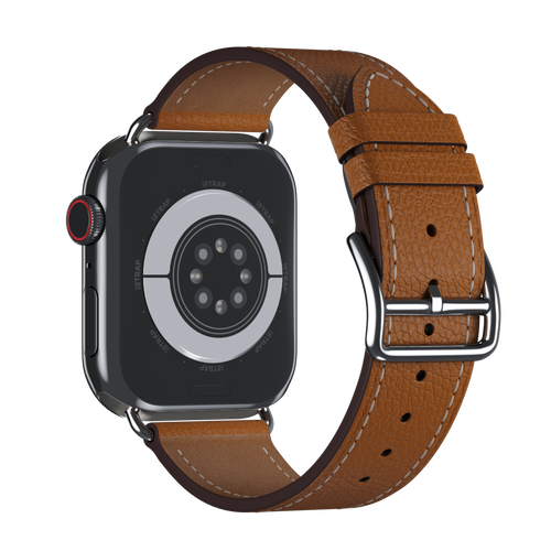 Fauve Epsom Single Tour for Apple Watch