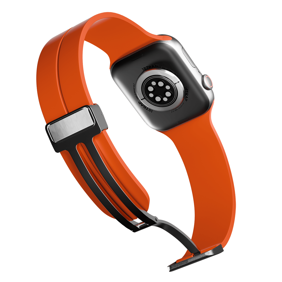 Orange D-Buckle Sport Band for Apple Watch